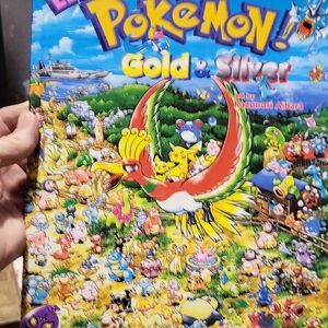 Pokémon Gold & Silver Poster - Colorful Ho-Oh Artwork